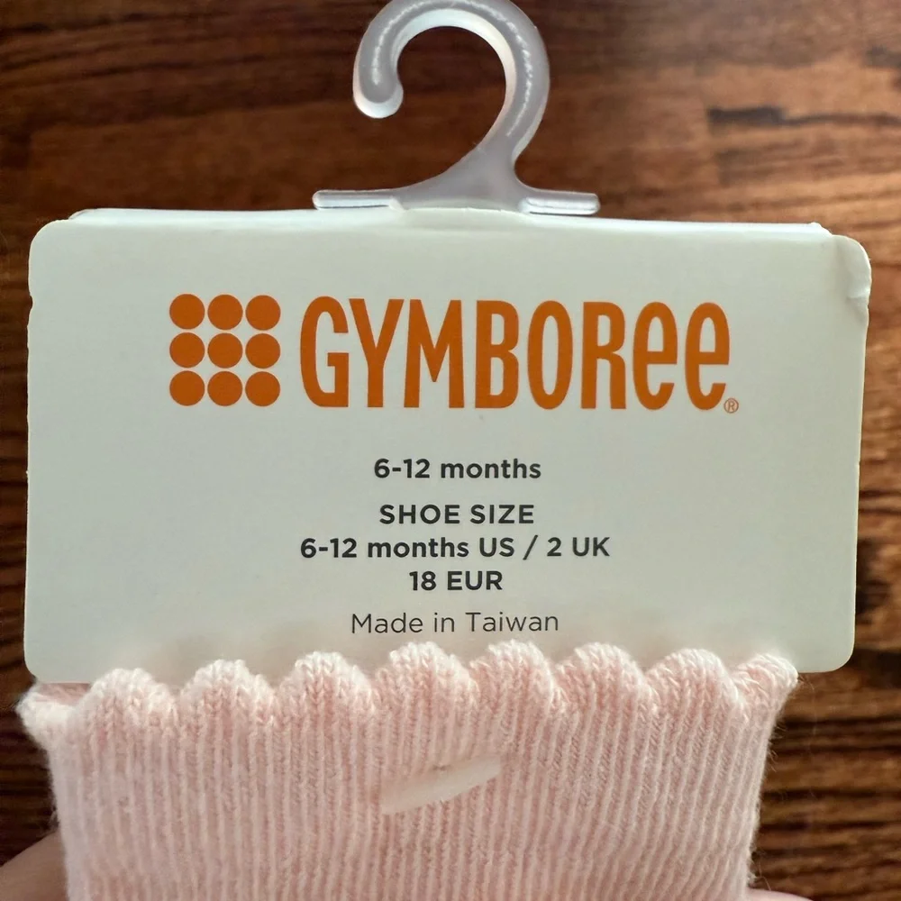 NWT Gymboree Pink Bunny Baby Socks - Size 6-12 months